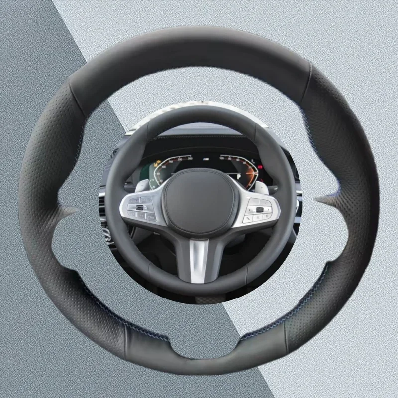 

Custom Car Steering Wheel Cover For BMW M Sport G30 G31 G32 G20 G21 G14 G15 G16 Artificial Leather Car Interior Accessories
