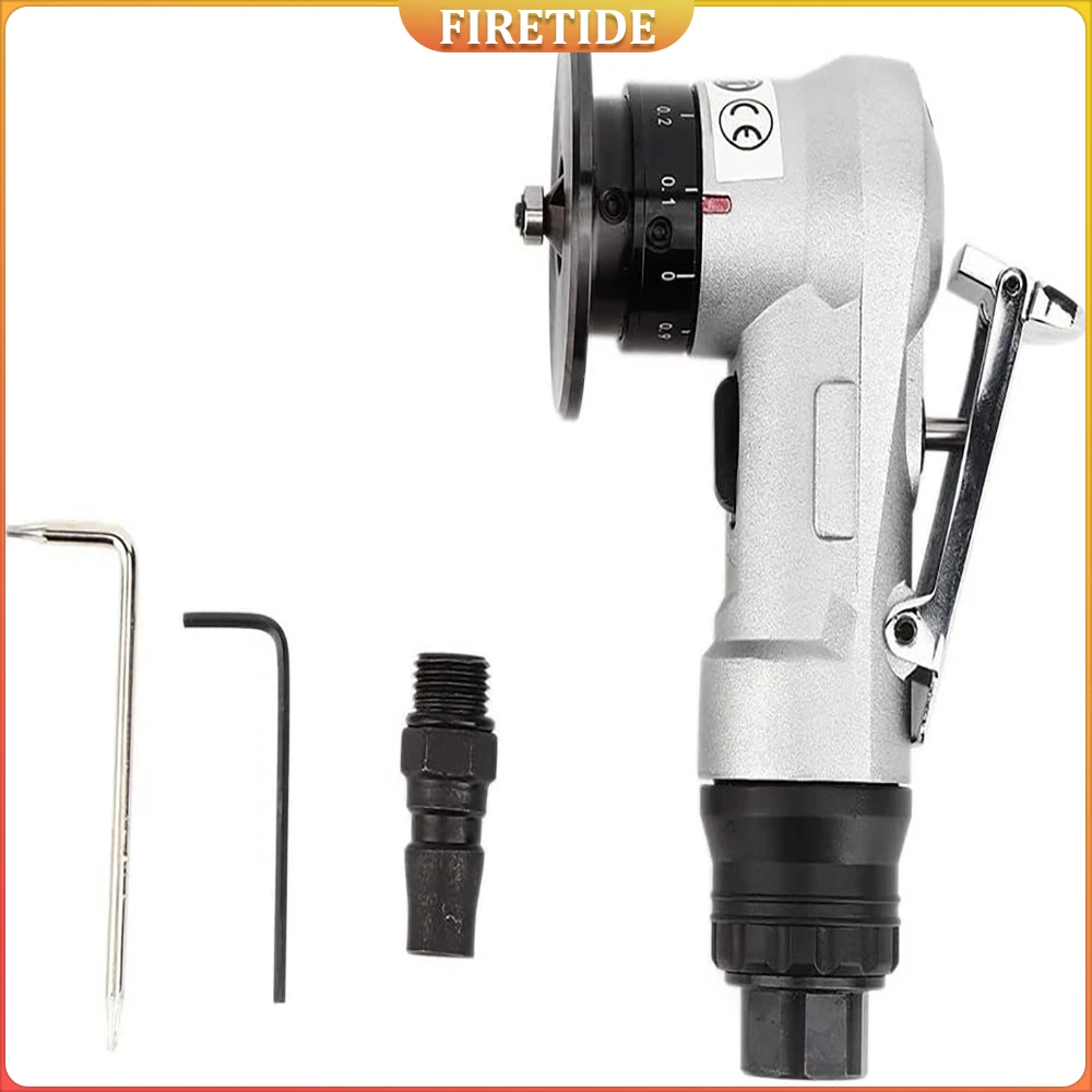 

Metal Trimming Machine with 1/4 Inch Air 45° Mini Pneumatic Chamfering Machine 30000 RPM Portable Arc Air Beveling Machine