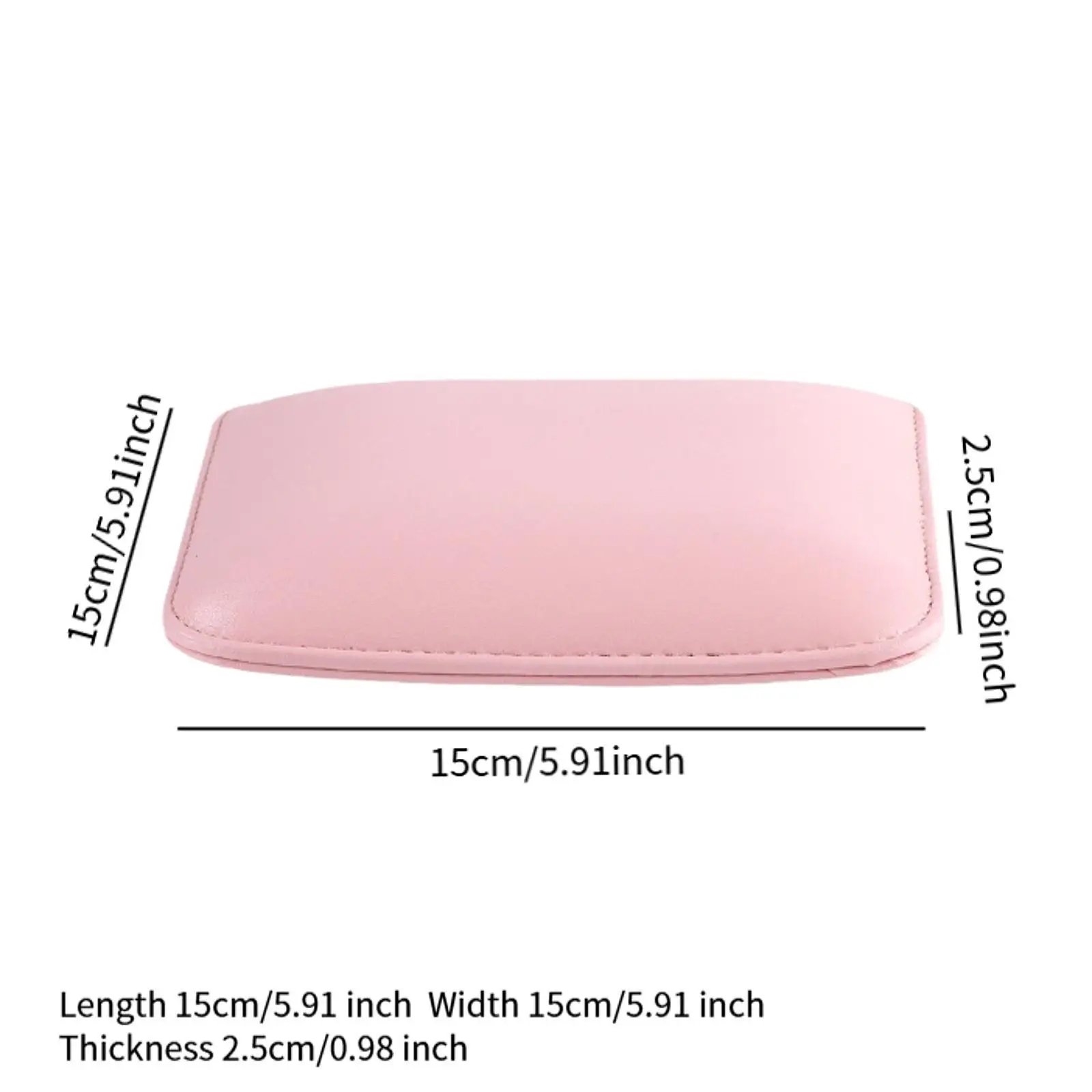 Professional Nail Elbow Pad Rest Soft Arm Cushion PU Leather Pillow for Salon Office Desktop