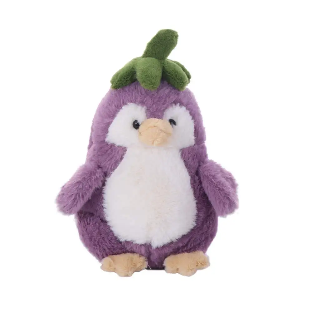 

PP Cotton Penguin Doll Fluffy Collection Eggplant Penguin Stuffed Comfortable Ins Stuffed Soft Penguin Doll Home Decor