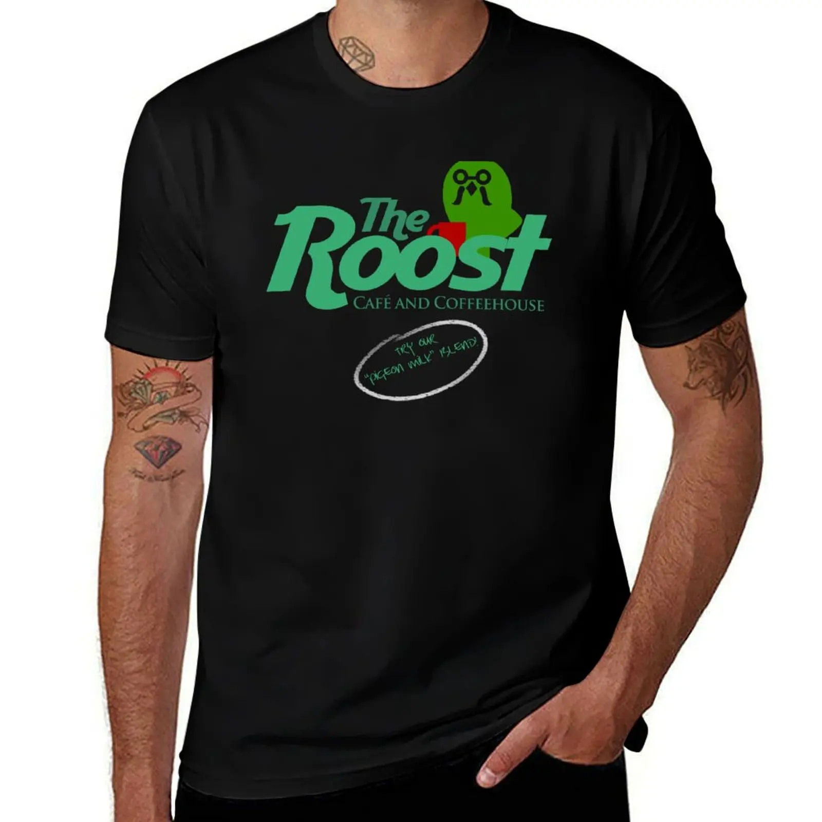 The Roost Store Logo T-Shirt Daily Wear Print T-Shirt