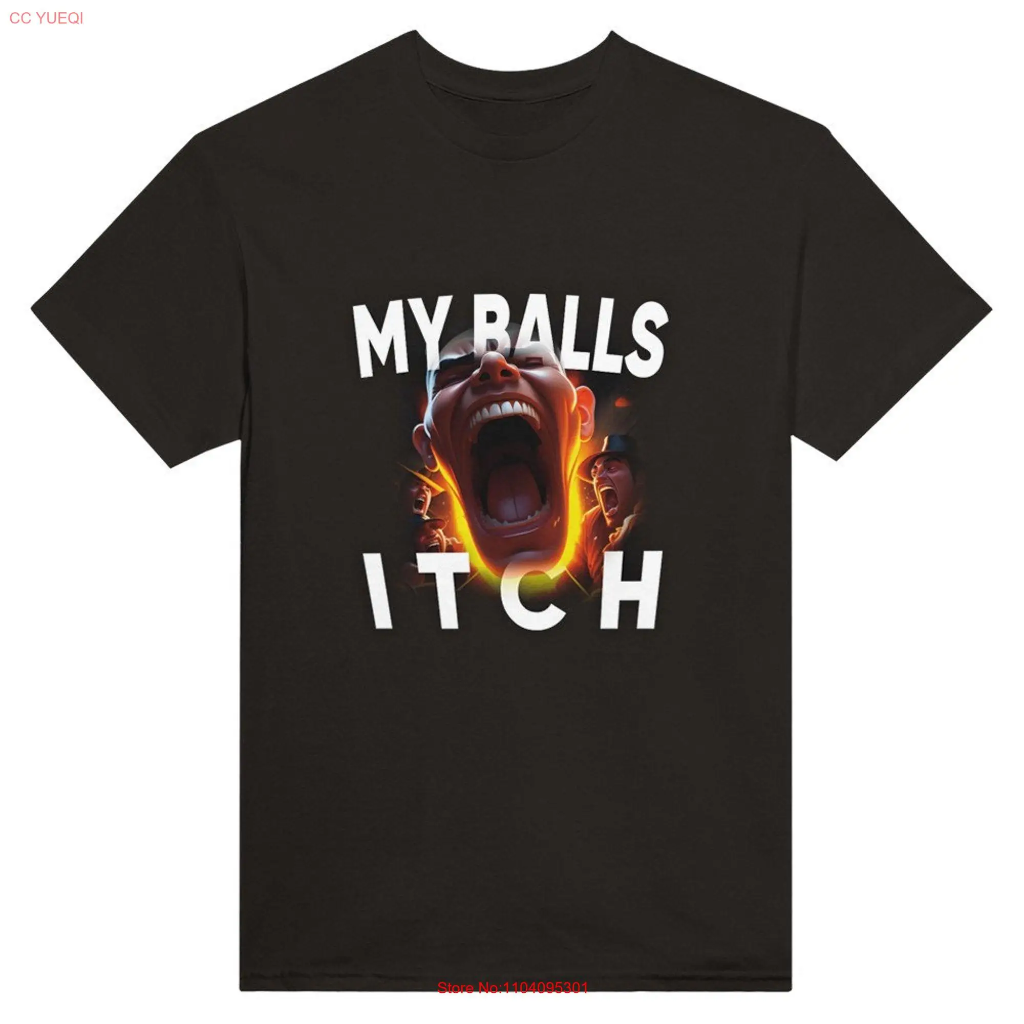 My Balls Itch obnoxious metal shirt t meme sarcastic ironic long or short sleeves