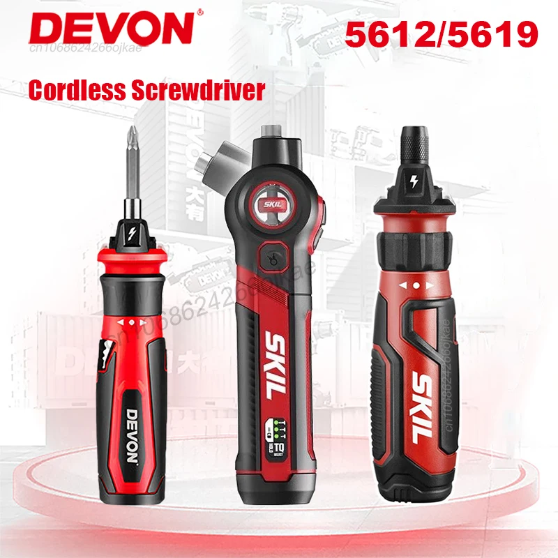 

Skil Rechargeable Mini Cordless Screwdriver SD561201 Electrical Detect Stripping Built-in Lithium USB for Electrician Repairman