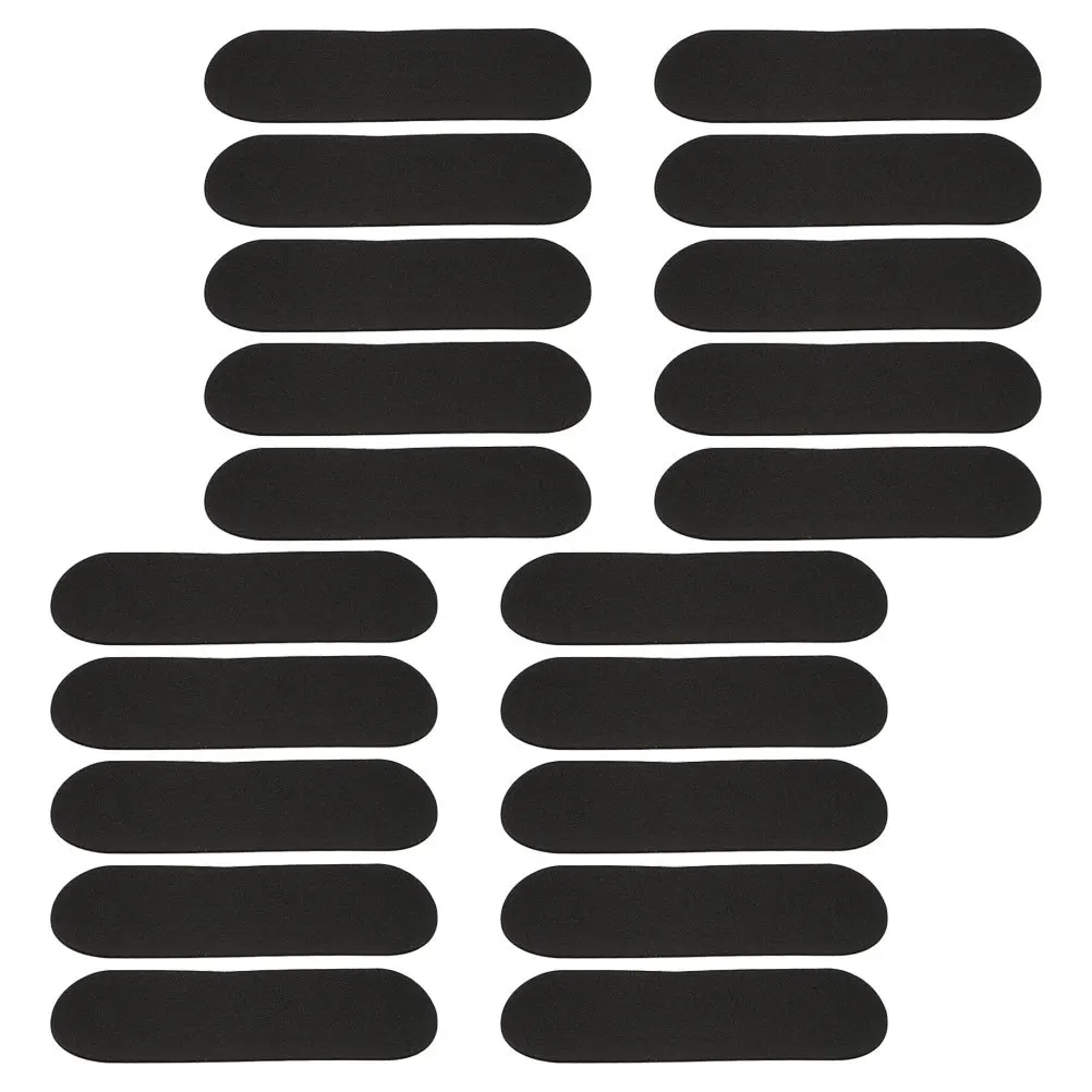 20 قطعة لوح التزلج إصبع رغوة المضادة للانزلاق قبضة منصات أسود صغير لوح التزلج الشريط عدم الانزلاق شريط لحام الأصابع الملحقات