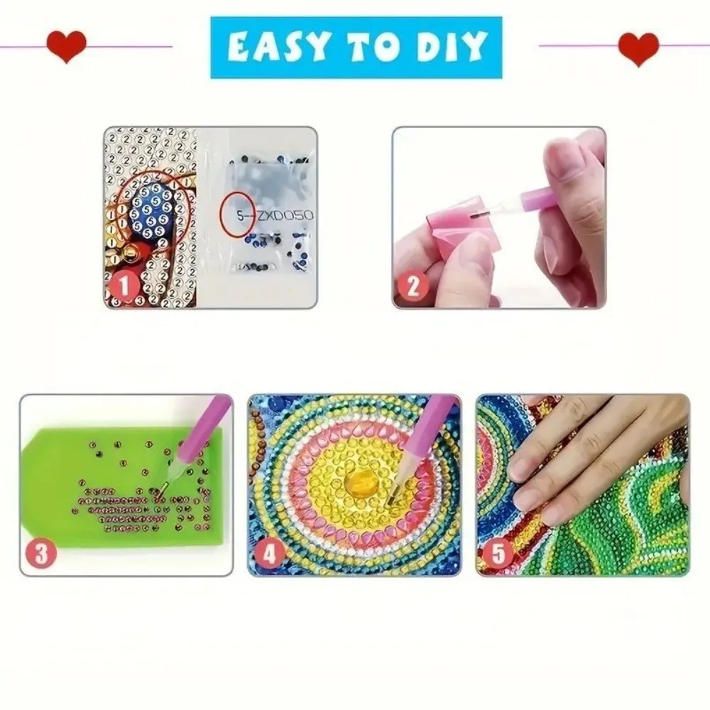Artistic DIY Craft Diamond Painting Kit 5D Crystal Diamond Art Diamond Art Painting Rhinestone Painting Set