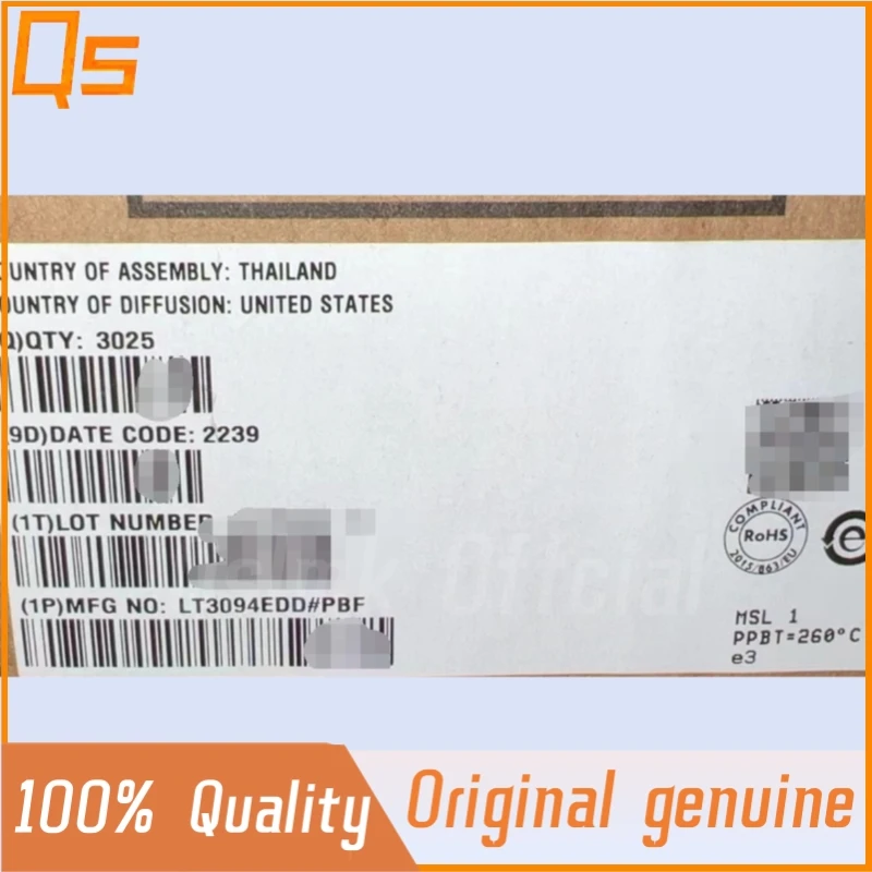 New Original LT3094 LT3094EDD DFN-12 LHCC low-voltage differential voltage regulator chip