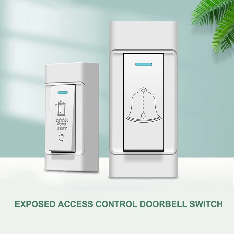 

Небольшой поверхностный кнопочный переключатель сброса и световым индикатором, дверной звонок, контроль доступа, прикроватный шкаф