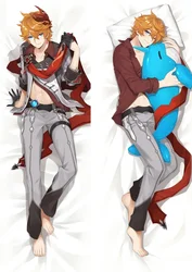 Federa per cuscino Anime Genshin Impact Ajax Childe Tartaglia Dakimakura doppia stampa laterale che abbraccia la fodera per cuscino del corpo Otaku Waifu