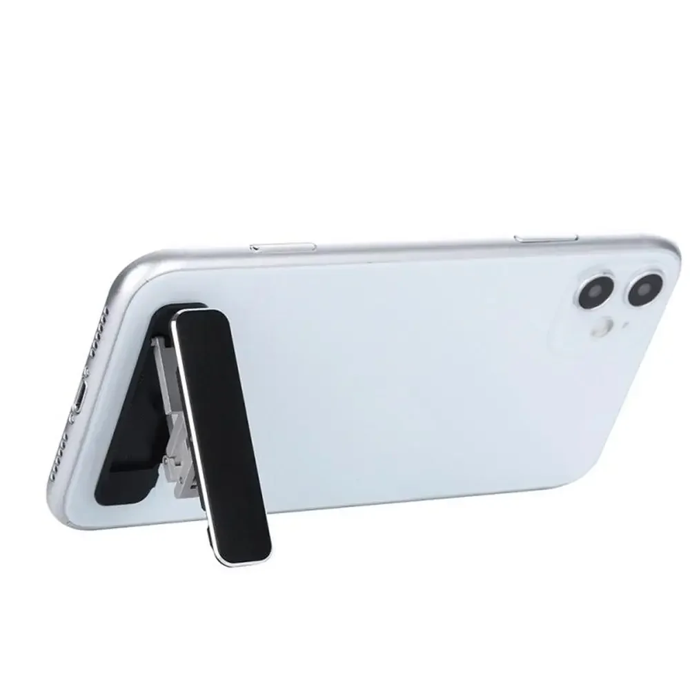 Universal Mini Invisible Foldable Mobile Phone Stand Aluminum Alloy Desktop Mount Material Holder Adjustable Angle For Cellphone