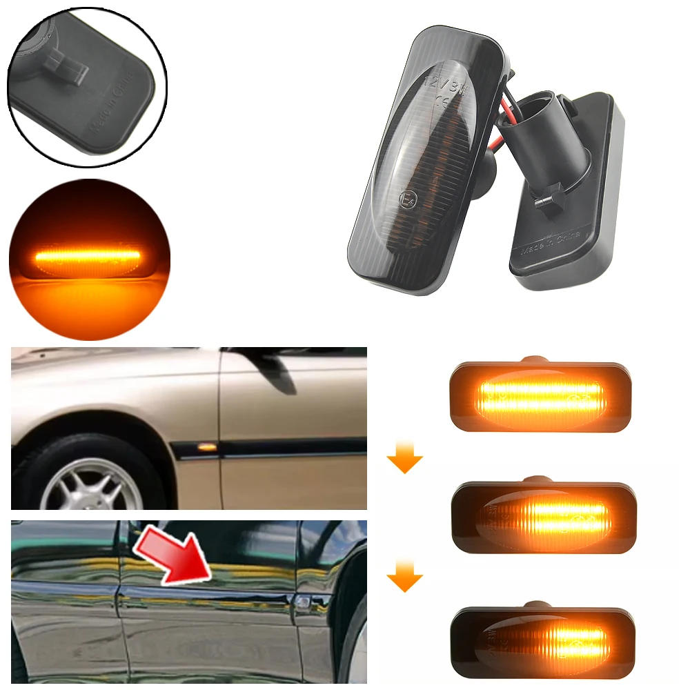 

For Opel Omega B Stufenheck (TYP: Standard) Facelift Bj.: 08/1999 - 06/2003Led Dynamic Turn Signal Light