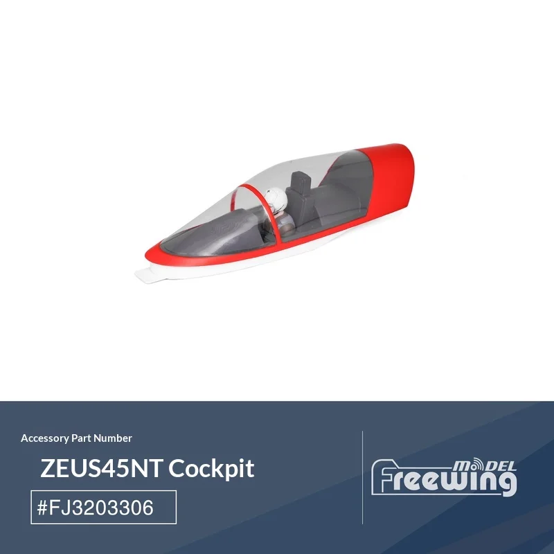 Freewing Zeus Turbojet Accessori originali, Fusoliera, Ali principali, Copri naso, Carrello di atterraggio, Serbatoio carburante, Accessori per tubi olio