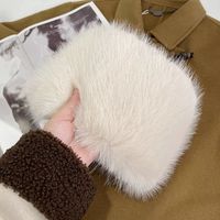 2024 Fluffy Fur Women's Winter Warm Hat Ear Protection Snow Ski Cap Faux Fox Fur Thick Lady Windproof Russian Hat Warmer Bonnet
