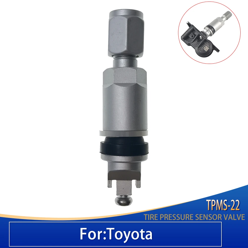 4 шт. TPMS датчик давления в шинах, алюминиевый стержень клапана, сменный ремонтный комплект для Toyota Thunder Corolla Nissan Lexus