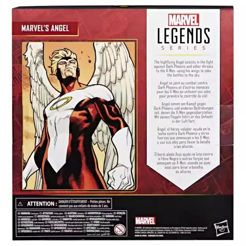 Stops Hasbro Marvel Archangel X-Men Marvel Legends Genuine 6-inch Figurine Model Toy Gift Movie Anime Game Collection Multiverse