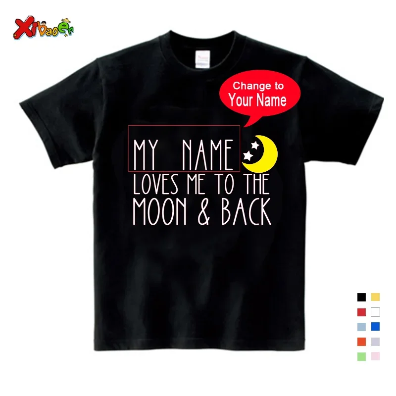 

Children's T Shirt Girls Shirt Personality Boys T-shirt Design Your Own Name Toddler Baby Costumes for Kids Summer Clothes 2025