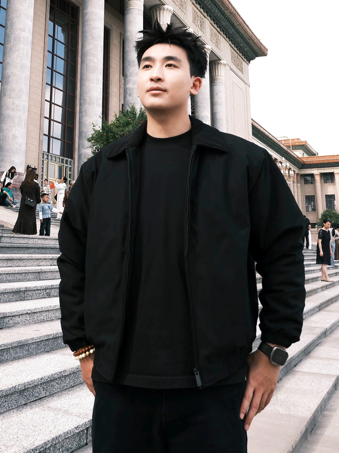 

Американский Sle ort Flight Jaet, мужская осенняя ветровка Hardell Softell, футболка с воротником-стойкой, верхняя одежда, пальто