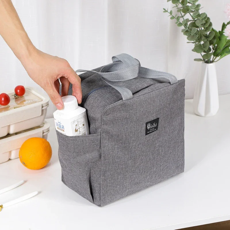 Large Capacity Cooler Bag Waterproof Oxford Portable Zipper Thermal Lunch Bags Insulated Freezer Bag Camping Picnic Bag