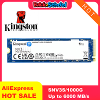 Kingston NV3 1TB 2TB M.2 2280 NVMe SSD,PCIe 4.0 Gen 4x4 Internal Solid State Drive,Up to 6000 MB/s for PC Computer, Laptop