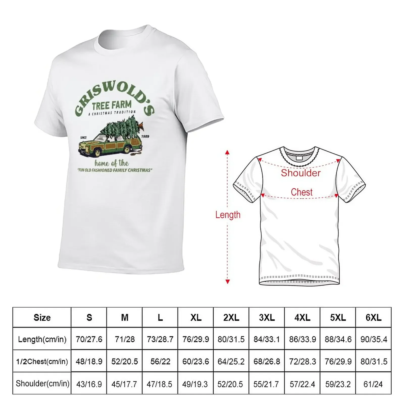 Griswold's Tree Farm Family Christmas Desde 1989 T-Shirt shirts graphic tees aesthetic clothes T-shirt men