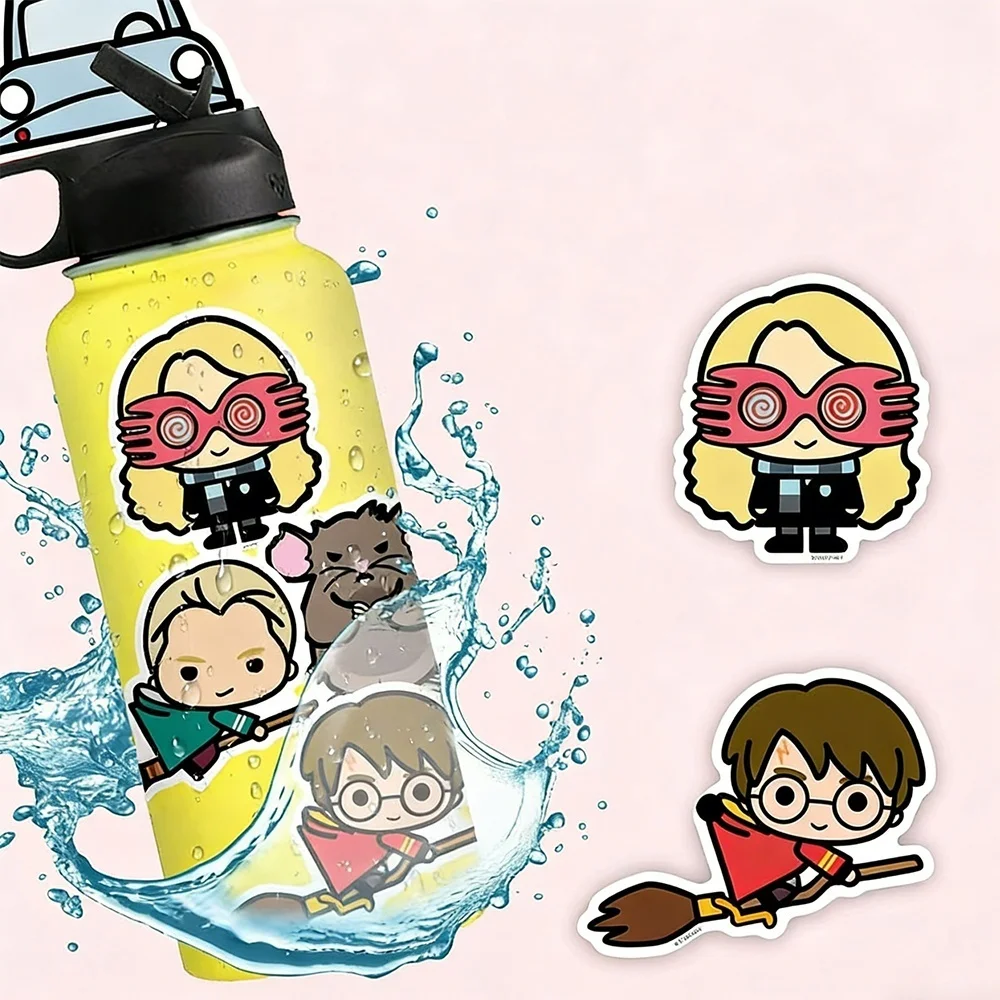 50Pcs Genuine Harry Potter Sticker Cartoon Movie Stills Waterproof Stickers Scrapbook Laptop Cup Skate Decoration Toys Gifts view 3
