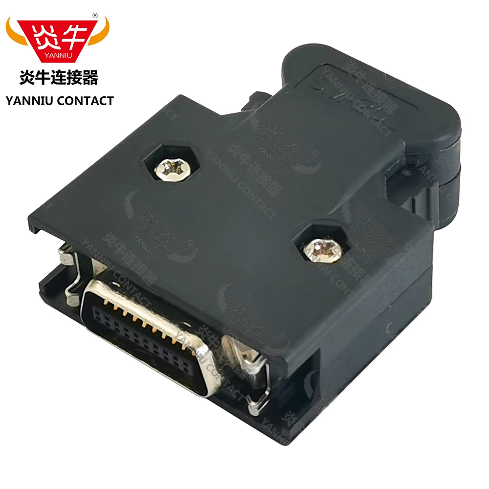 10Pcs SCSI MD SM-20PL  CN Servo CONNECTOR With Unlock Button TE AMP Yaskawa Panasonic 3M YANNIU