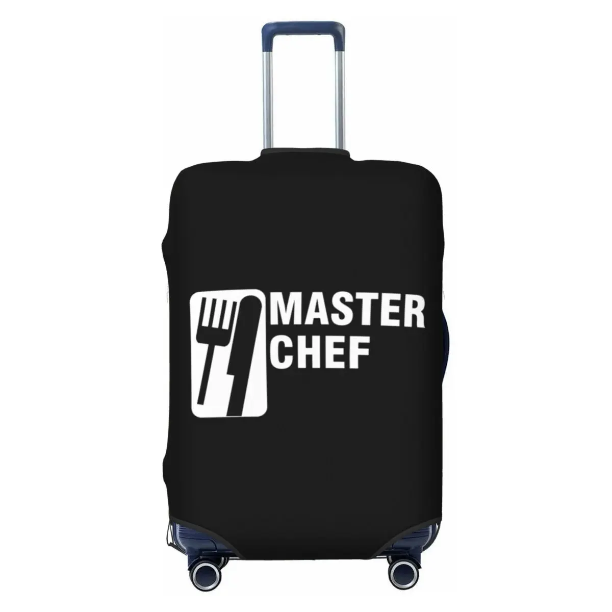 

Funny Master Chef Luggage Cover Protector Dust Proof Kitchen Cook Travel Suitcase Covers