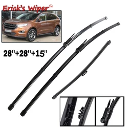 Erick's Wiper Front & Rear Wiper Blades Set For Ford Edge MK2 2015 - 2023 Windshield Windscreen Window Rain Brushes 28