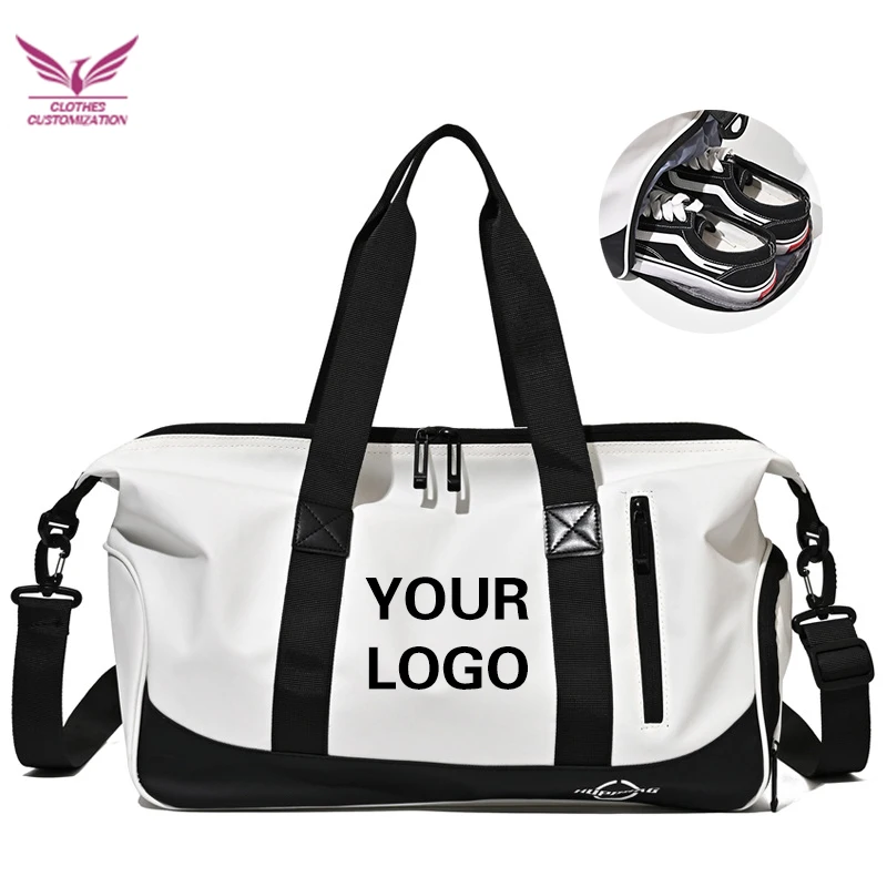 

Custom logo Men's Fitness Sports Bag waterproof Swimming bag Travel BagTravel Gym Bag personality customization Weekender Bag