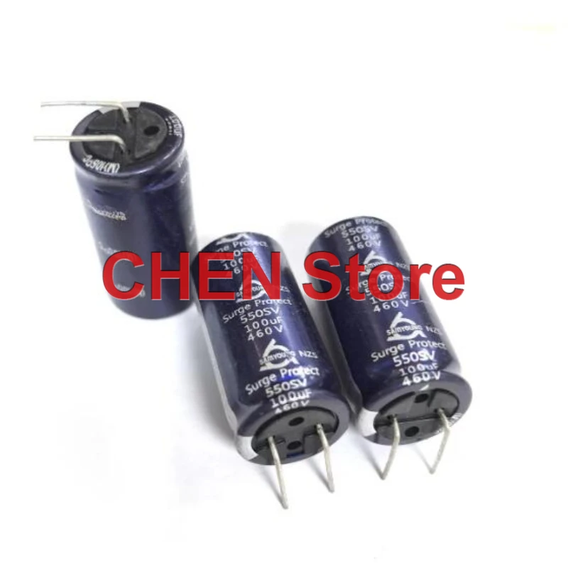 

10PCS/lot Korea SAMYOUNG NZS 100UF 460V 18X35MM Surge Protect electrolytic capacitor 550SV 460V100UF Free Shipping