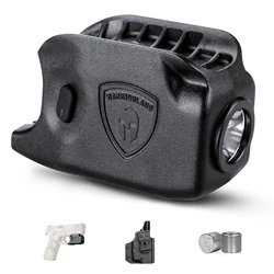 WARRIORLAND Mini Gun Light Series with Kydex Holster For Glock 17 19 43 43x 48 SIG P365XL Taurus G2C G3C Hellcat 150 Lumen Right