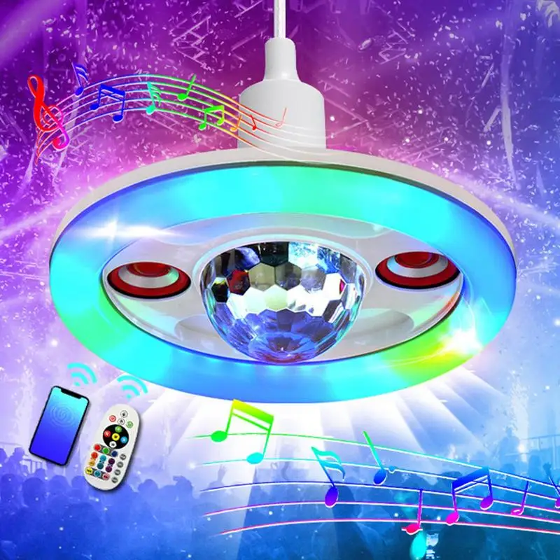 Disco Music Light Dj Stage Lighting Screw-In High Brightness Ring Bulb Rgb Magic Ball Light For Party Birthday/Wedding/Pub/Home