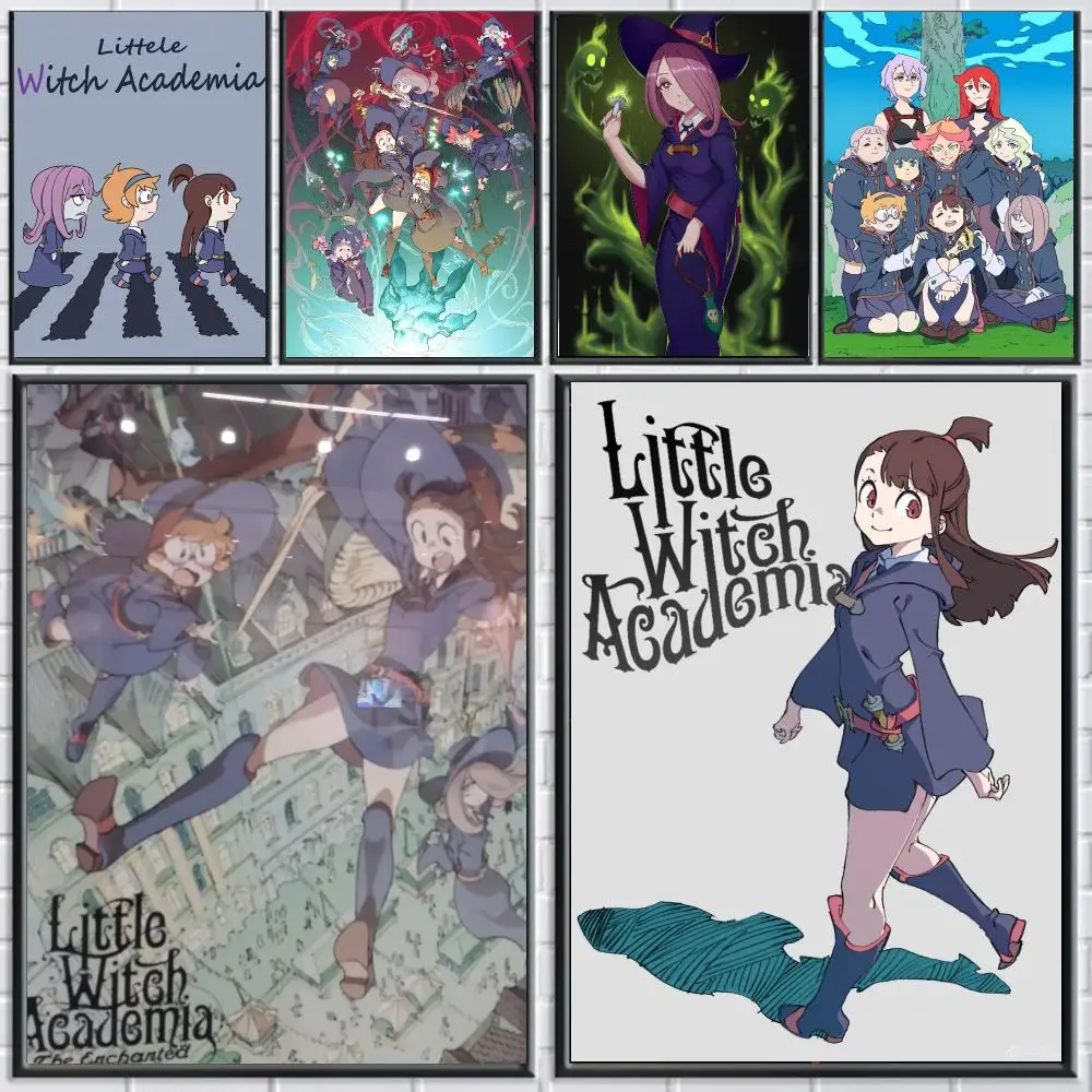 anime L-Little Witch Academia-A Poster Peel and Stick Wall Art for Cafe Office Bar and Home Decoration