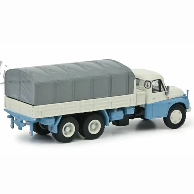 Diecast 1:87 Scale Tatra T148 Flatbed Truck  Van  Alloy Car Model Collectibles Ornaments Metal Toy Cars Gift