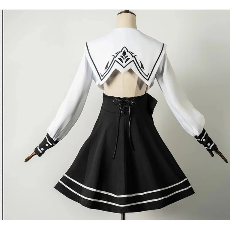 

Аниме ProYORHA No. 2 Type B 2B Косплей JK Униформа Хэллоуин Рождественская вечеринка Comic Con Маскировочный костюм для девочек sk;m1