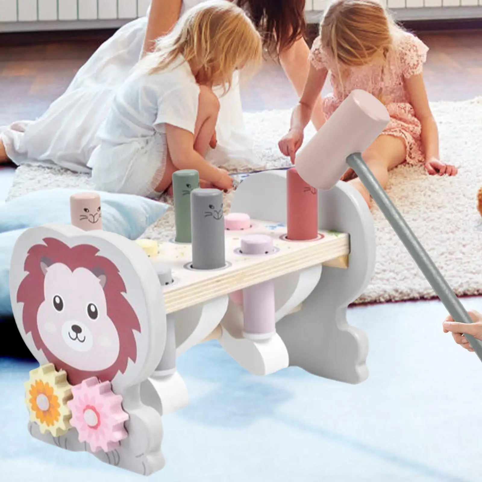 

Деревянная игрушка для вечеринки, игрушка-молоток для мальчиков и девочек, детей