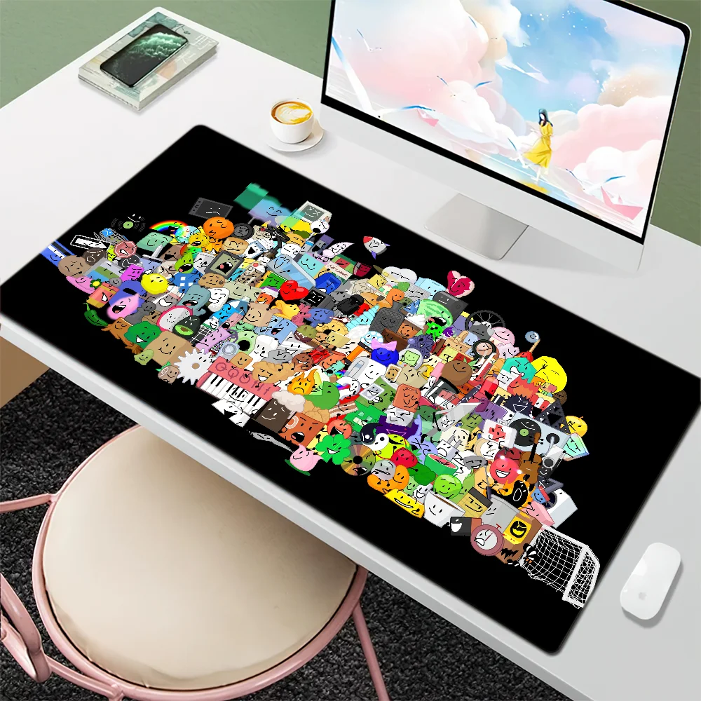 Cute B-Bfdi Battle for Dream Mouse Pad Desk Mat Large Non-slip Anti-fray Keyboard Ergonomic Office Rubber PC Home Custom