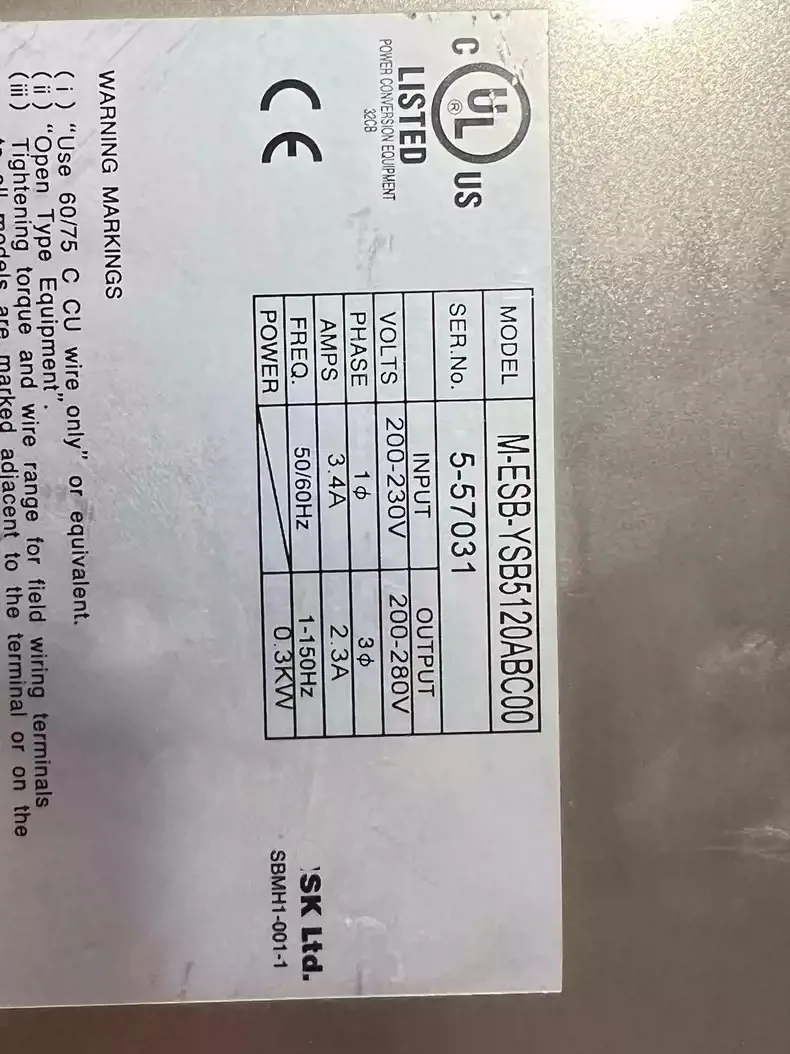 ESB-YSB5120ABC00-01 M-ESB-YSB5120ABC00 Servo Drive for NSK ESB-YSB5120ABC00-01