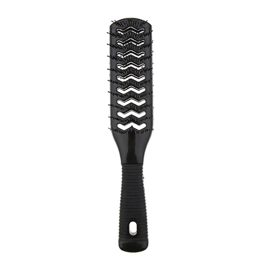 2 Side Vented 9 Row Styling Hair Brush Detangler Comb for Wet