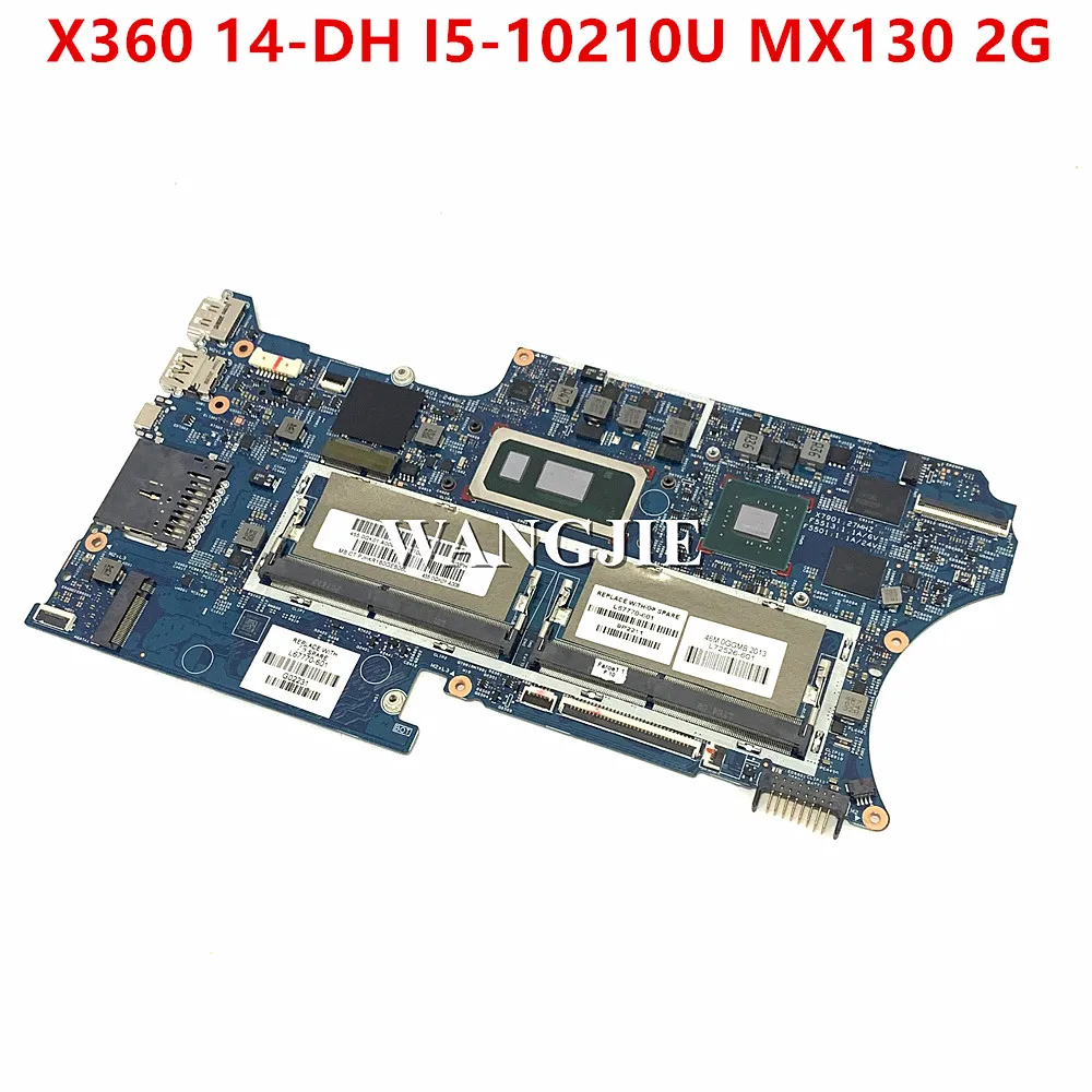 

L67770-001 L67770-601 For HP Pavilion X360 14-DH Laptop Motherboard 18742-1 I5-10210U N16S-GTR-S-A2 940MX 18742-1 448.0GG02.0011