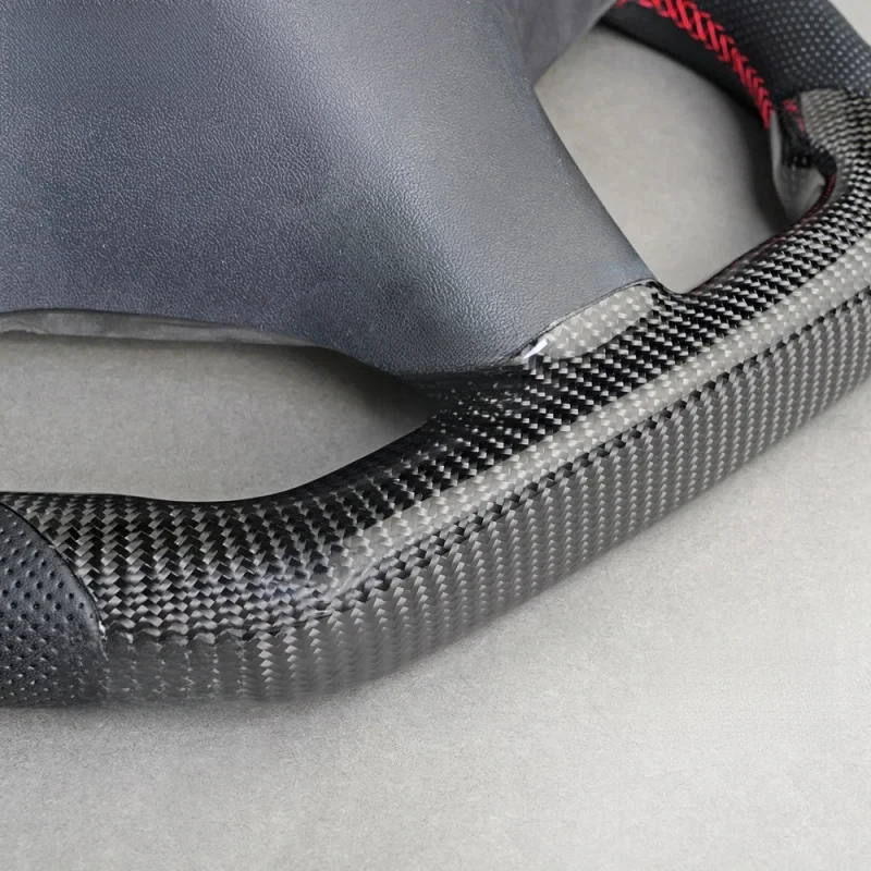 

LED carbon fiber steering wheel for new energy vehicles