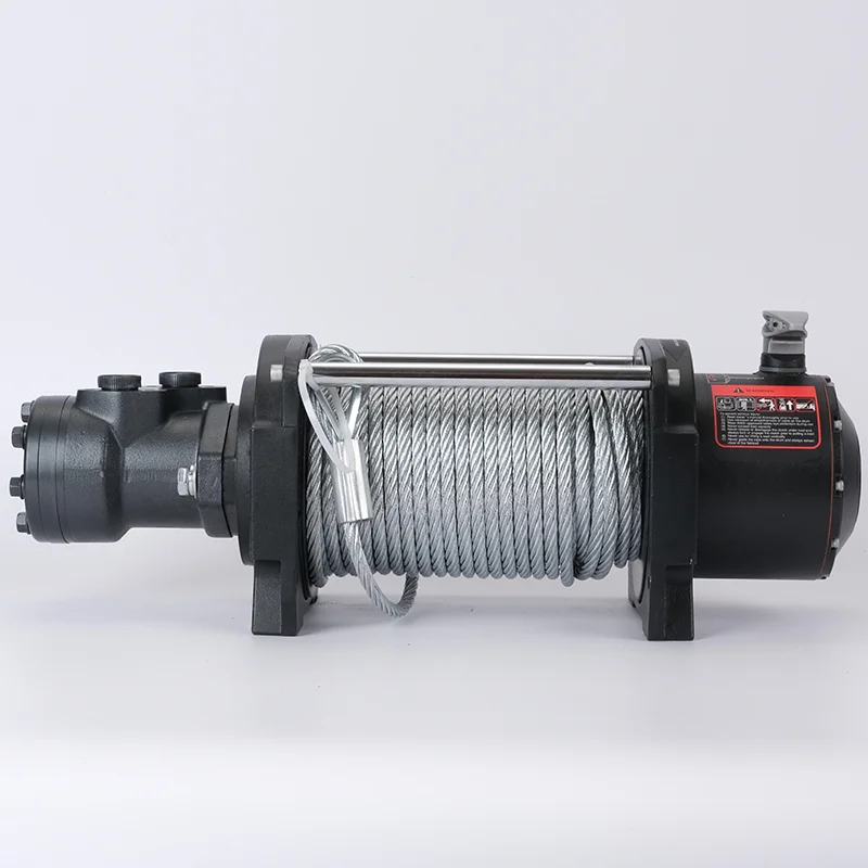 10000lbs Remote Control Winch for Off-Road Vehicle Boat Small Self-Rescue Trailer 12V 24V Hydraulic Electric Winch Tool Pro
