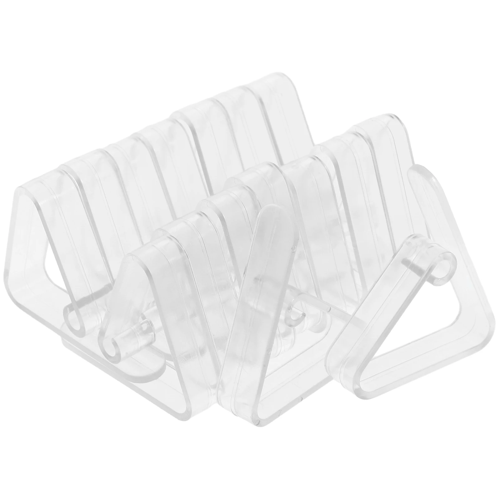 

16pcs Clear Tablecloth Clips Anti-slip Fixing Clamps for Outdoor Picnic ABS Plastic Home Banquet Table Cover Holder Kitchen Bar