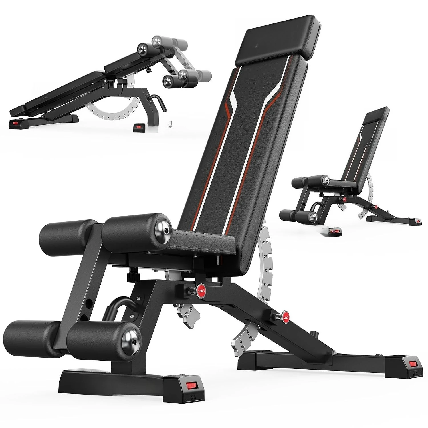 Adjustable Weight Bench, Full Body Workout Bench for Home Garage Gym Strength Training, Incline Flat Decline for, Customized