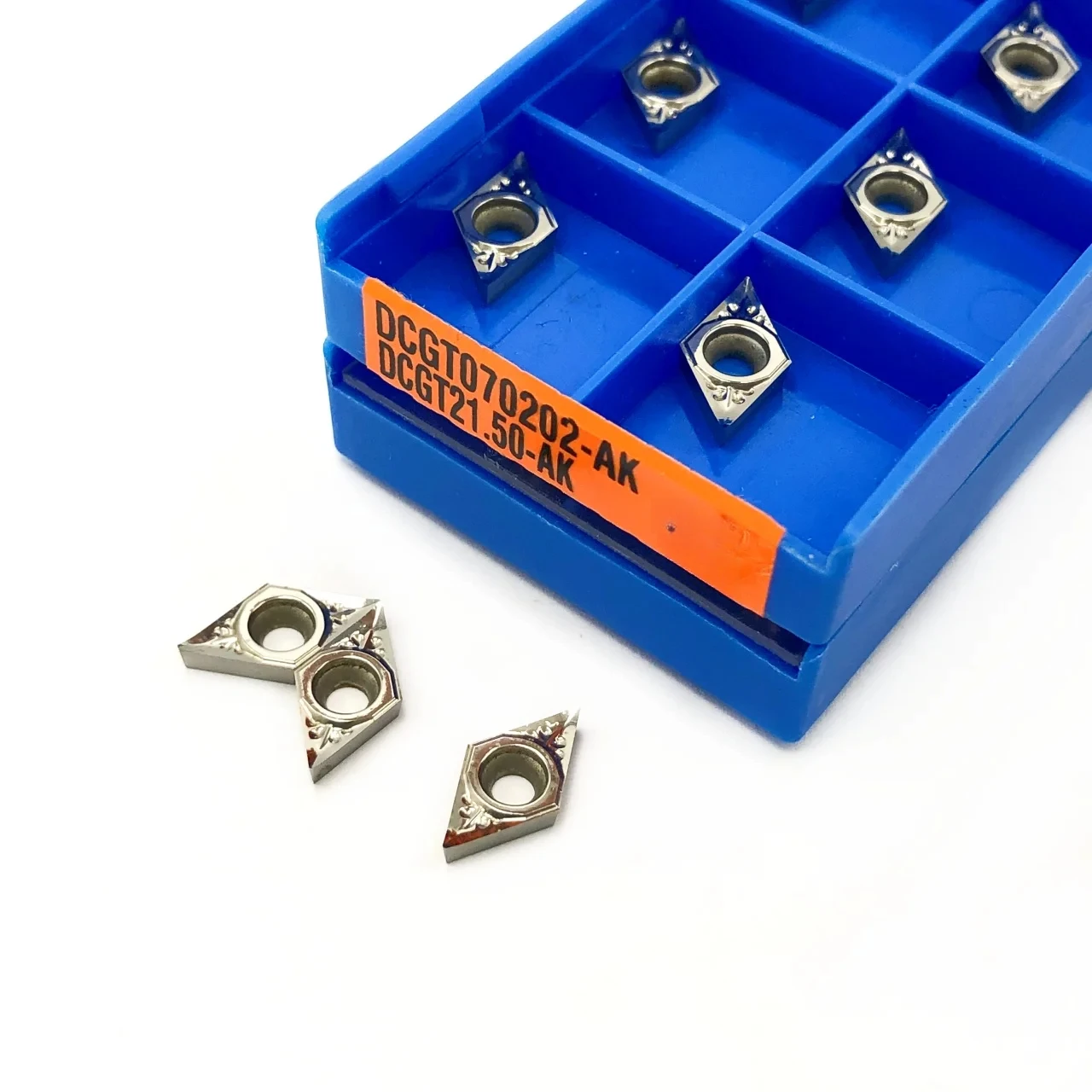 

DCGT070202/04/08-AK ZM01 Carbide Inserts 10/20/30PCS CNC Turning Tools for Aluminum Alloy