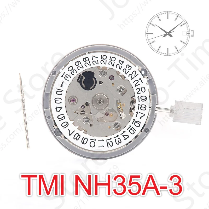 Japan NH35 Watch movement accessories brand new mechanical NH35a movement three needle fully automatic precision work orig