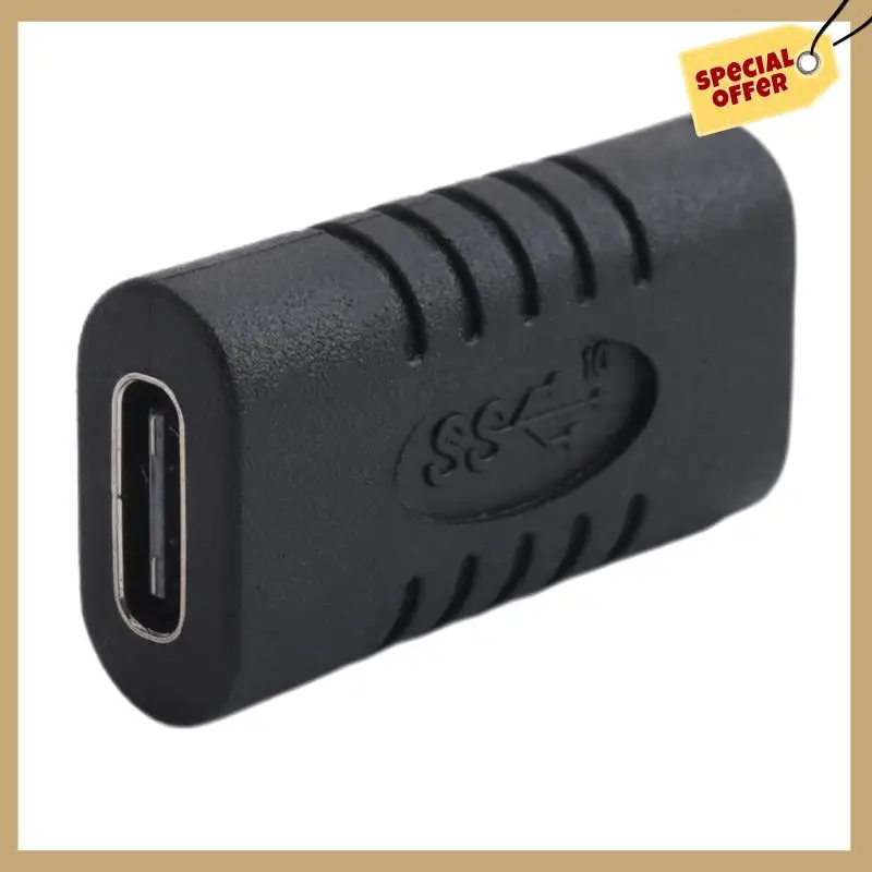 Адаптер USB C «мама-мама» Тип C. Прямой крошечный адаптер USB-C. Конвертер разъема USB 3.1 Type-C-WMAN.