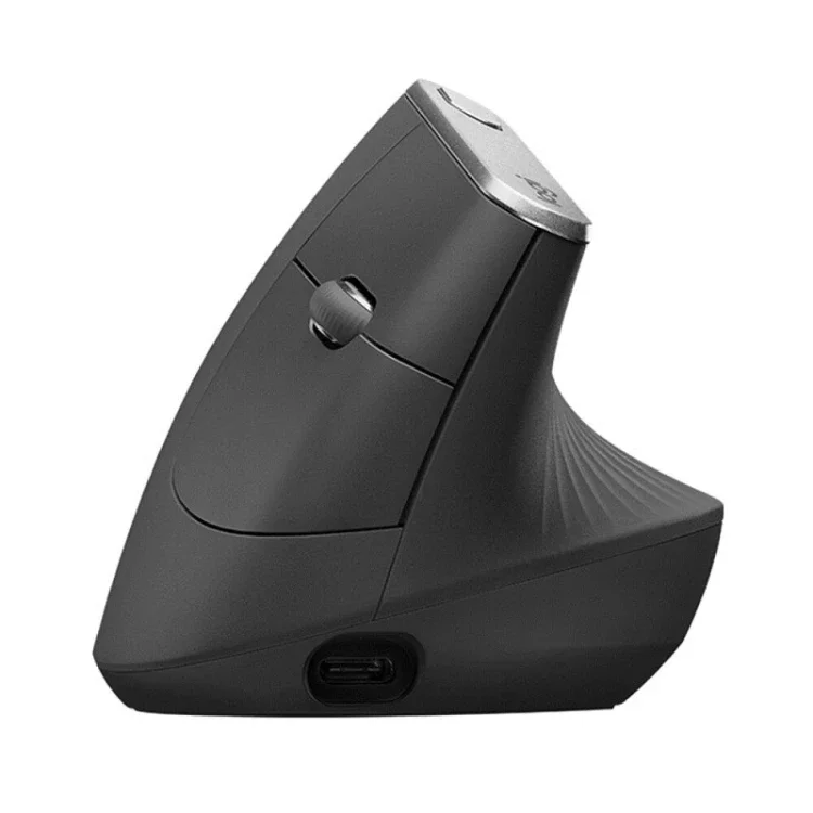 MX Vertical 4000DPI Mouse óptico vertical sem fio ergonômico de três modos para trabalho de escritório Mouse com interruptor fácil
