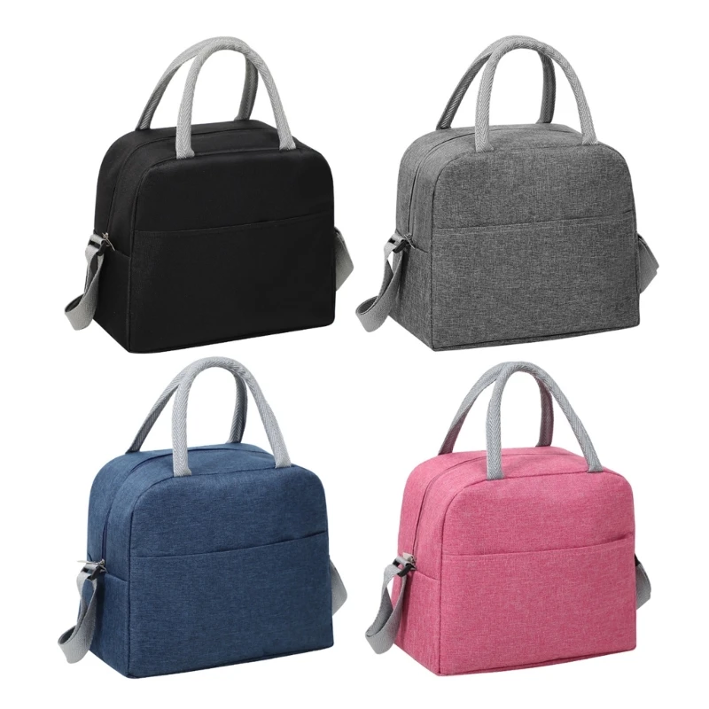 Portable Lunch Bag Insulated Bento Bag for Women Men Reusable Lunch Bag Dinner Container Large Capacity Handbag Bag