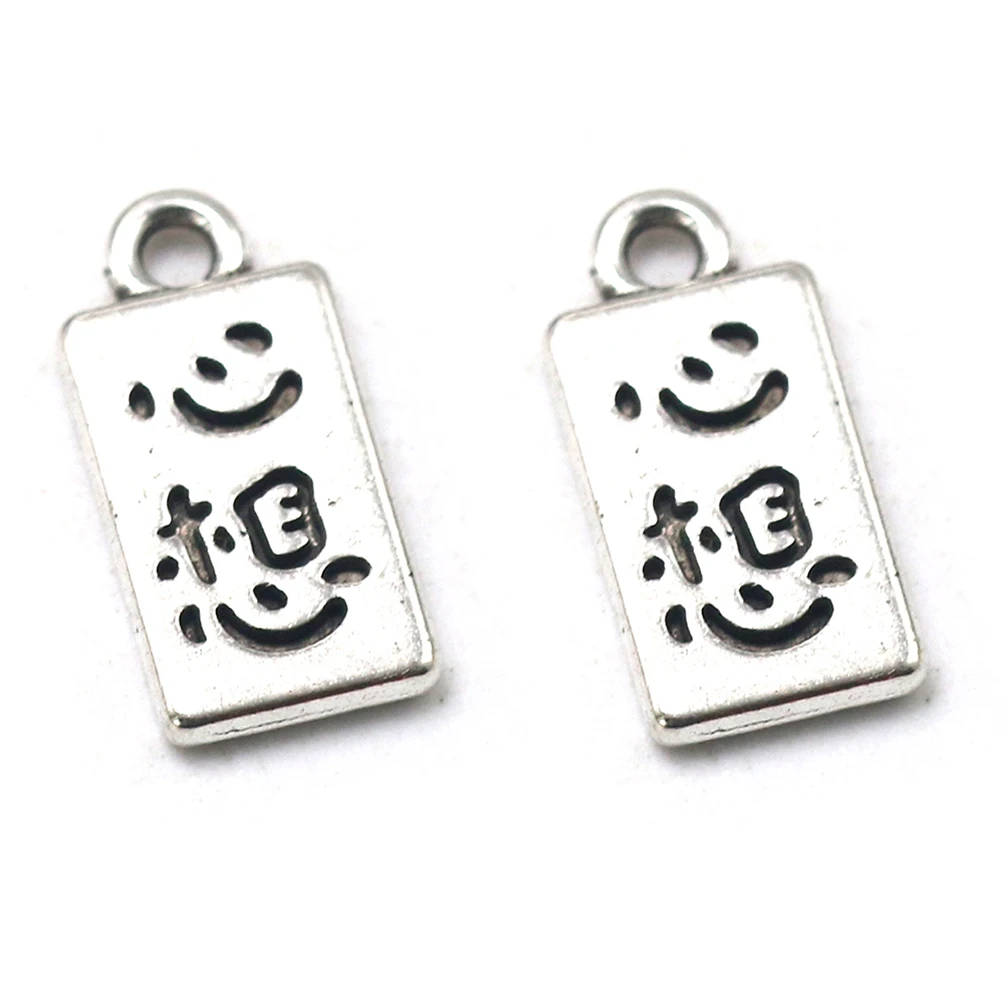 

50pcs Retro Pendant Earrings Alloy Charm Jewelry Making DIY Charms Cellphone Accessories Pendant Set Metal Bracelet Necklace