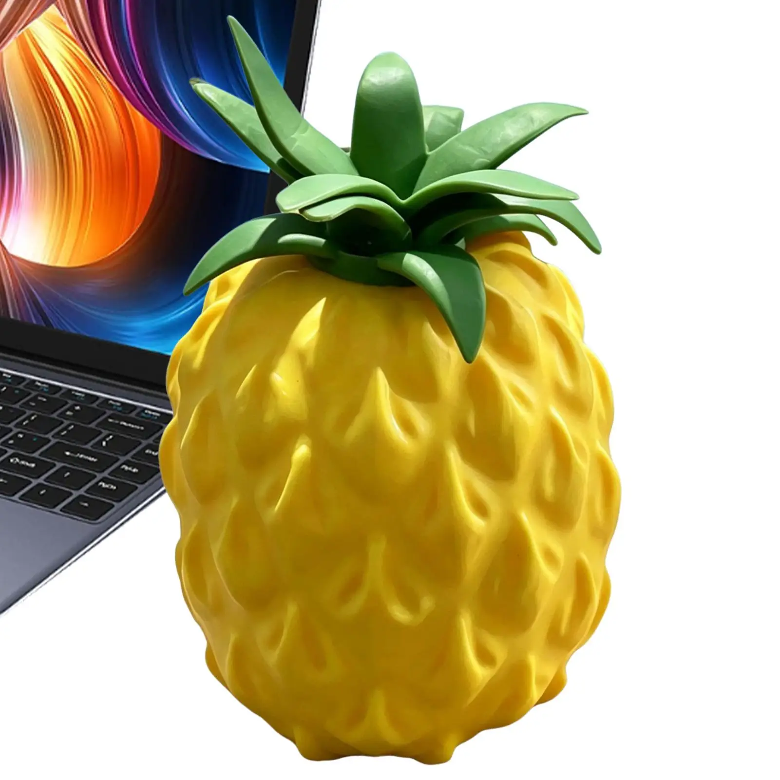 fruit-stress-balls-slow-rising-sensory-pineapple-squeeze-toy-fruit-stress-relief-ball-for-teens-office-workers-students-home
